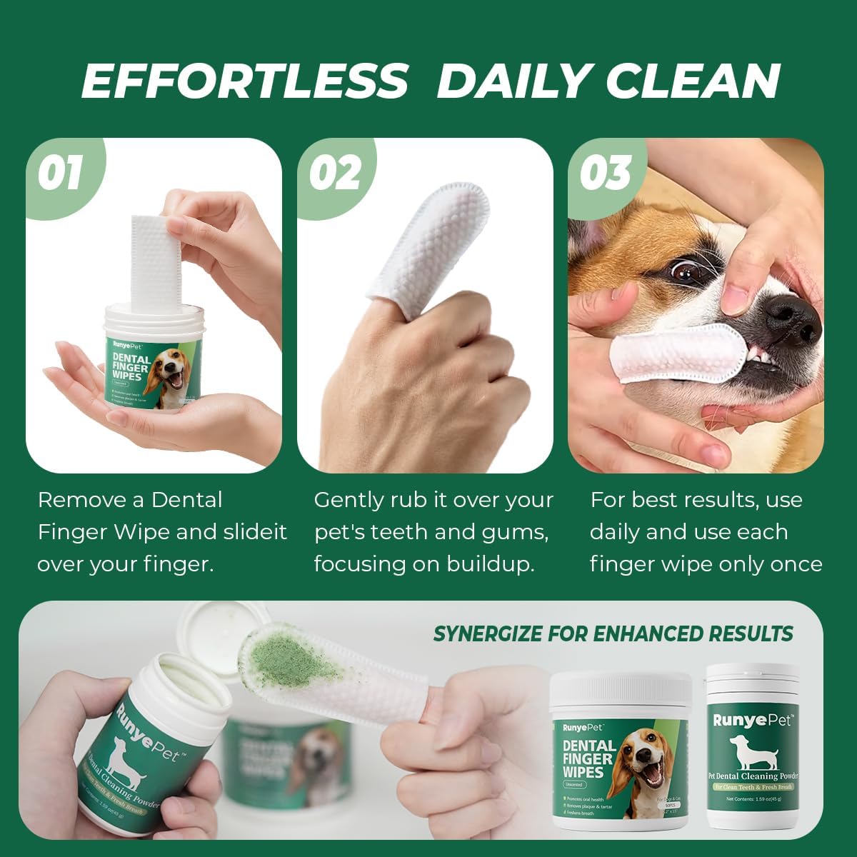 RunyePet® Deep Dental Cleaning Kit for Dogs & Cats