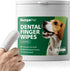1-Larger Size Upgraded Pet Dental Finger Wipes for Dogs and Cats - Effective Oral Care Solution(副本)
