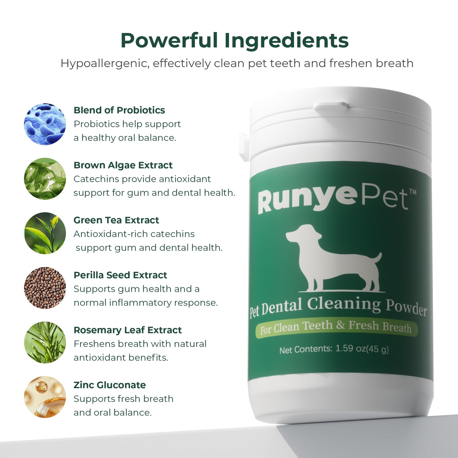 RunyePet® Dog Dental Cleaning Powder
